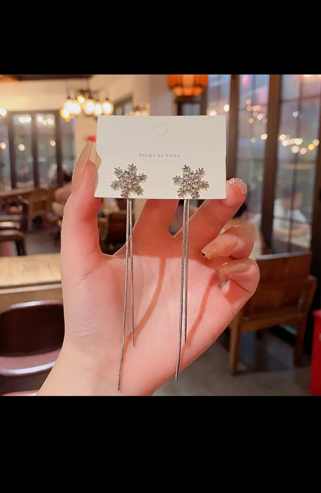 Dual korean earrings